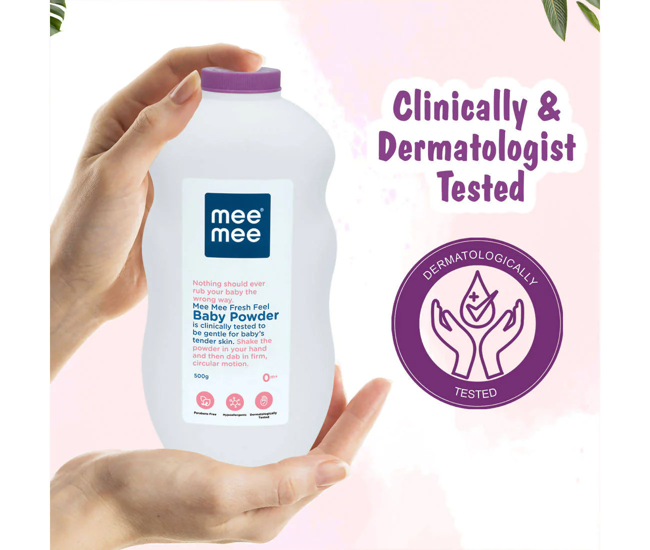 Mee Mee Fresh Feel Baby Powder, 500 g-4.webp